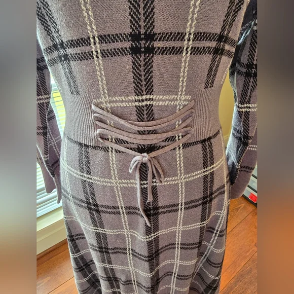 Torrid Long Sleeve Skater Sweater Dress - Picture 2 of 6